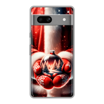 Силиконовый чехол на Google Pixel 7A с принтом Новый год Силиконовый чехол на Google Pixel 7A с принтом Новый год