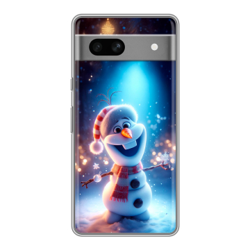 Силиконовый чехол на Google Pixel 7A с принтом Новый год Силиконовый чехол на Google Pixel 7A с принтом Новый год