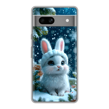 Силиконовый чехол на Google Pixel 7A с принтом Новый год Силиконовый чехол на Google Pixel 7A с принтом Новый год