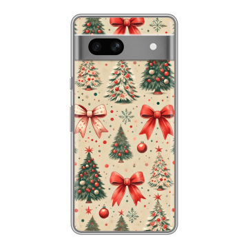 Силиконовый чехол на Google Pixel 7A с принтом Новый год Силиконовый чехол на Google Pixel 7A с принтом Новый год