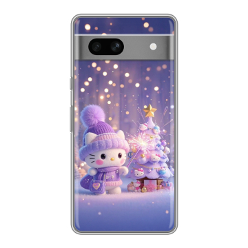 Силиконовый чехол на Google Pixel 7A с принтом Новый год Силиконовый чехол на Google Pixel 7A с принтом Новый год
