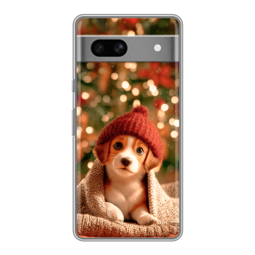 Силиконовый чехол на Google Pixel 7A с принтом Новый год Силиконовый чехол на Google Pixel 7A с принтом Новый год