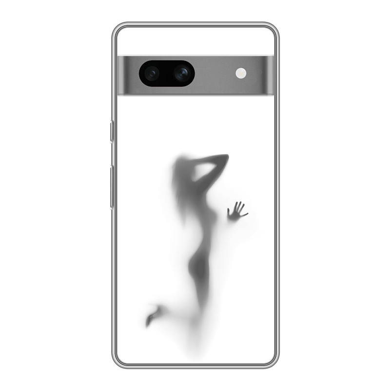 Силиконовый противоударный чехол на Google Pixel 7A с принтом Силуэт Силиконовый противоударный чехол на Google Pixel 7A с принтом Силуэт