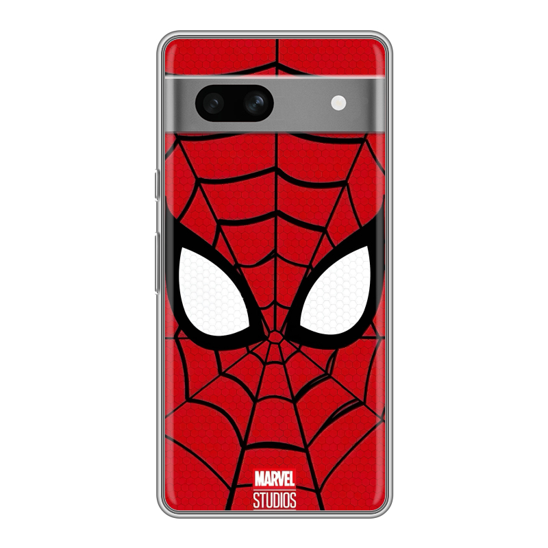 Силиконовый противоударный чехол на Google Pixel 7A с принтом человек паук spiderman Силиконовый противоударный чехол на Google Pixel 7A с принтом человек паук spiderman