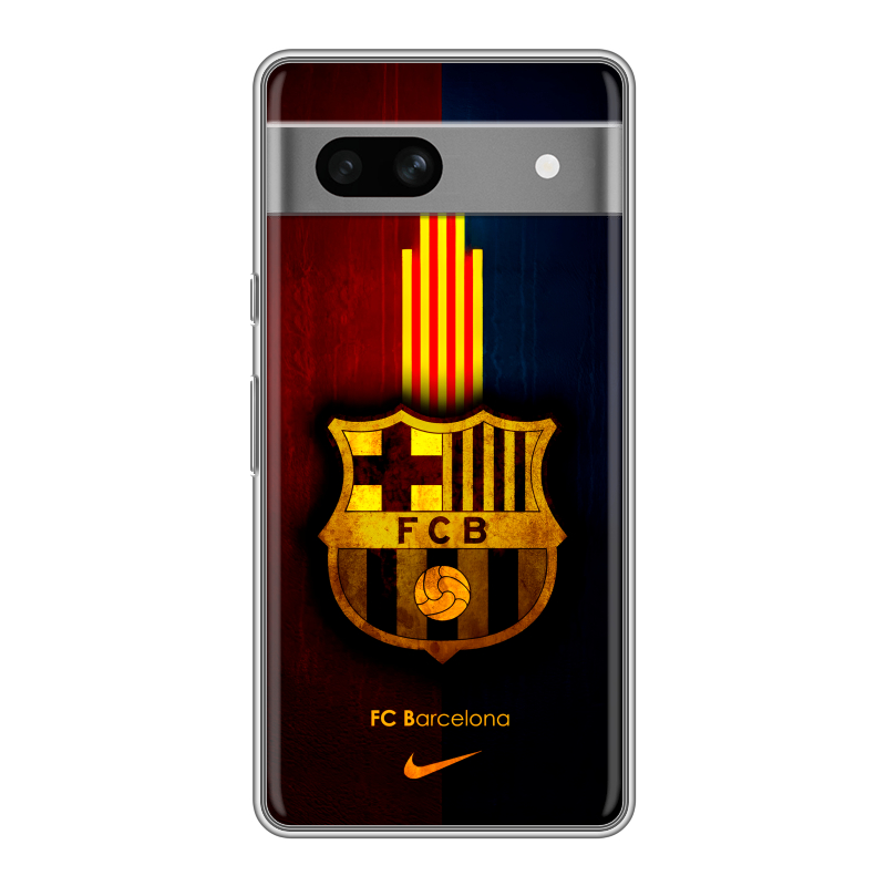 Силиконовый чехол на Google Pixel 7A с принтом Барселона Barcelona Силиконовый чехол на Google Pixel 7A с принтом Барселона Barcelona