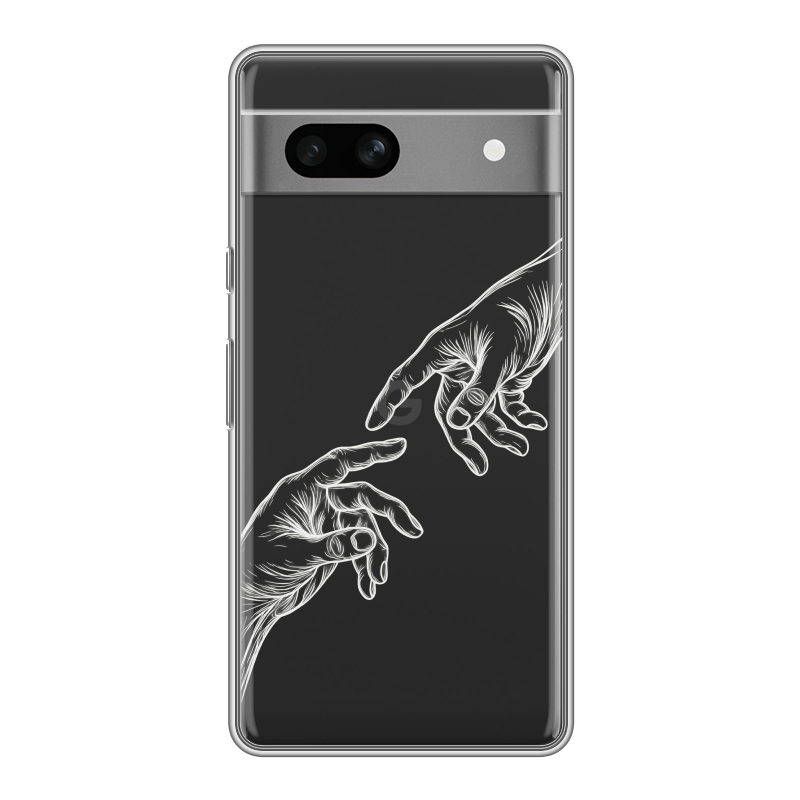 Силиконовый чехол на Google Pixel 7A с принтом Сотворение мира Силиконовый чехол на Google Pixel 7A с принтом Сотворение мира