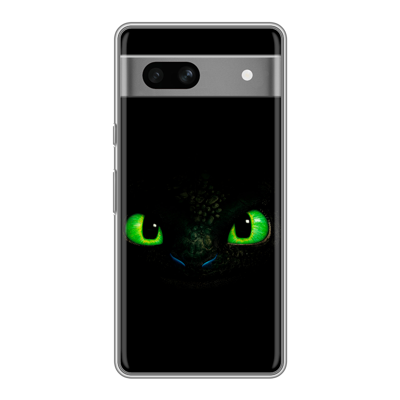 Силиконовый противоударный чехол на Google Pixel 7A с принтом Как приручить дракона Силиконовый противоударный чехол на Google Pixel 7A с принтом Как приручить дракона