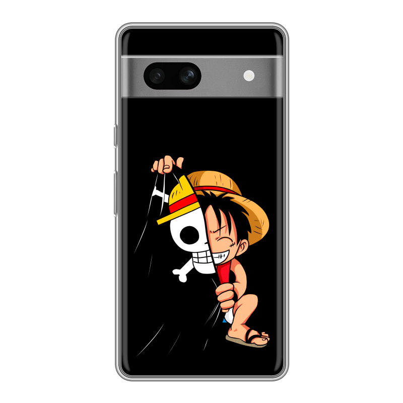 Силиконовый чехол на Google Pixel 7A с принтом One Piece Ван Пис Силиконовый чехол на Google Pixel 7A с принтом One Piece Ван Пис
