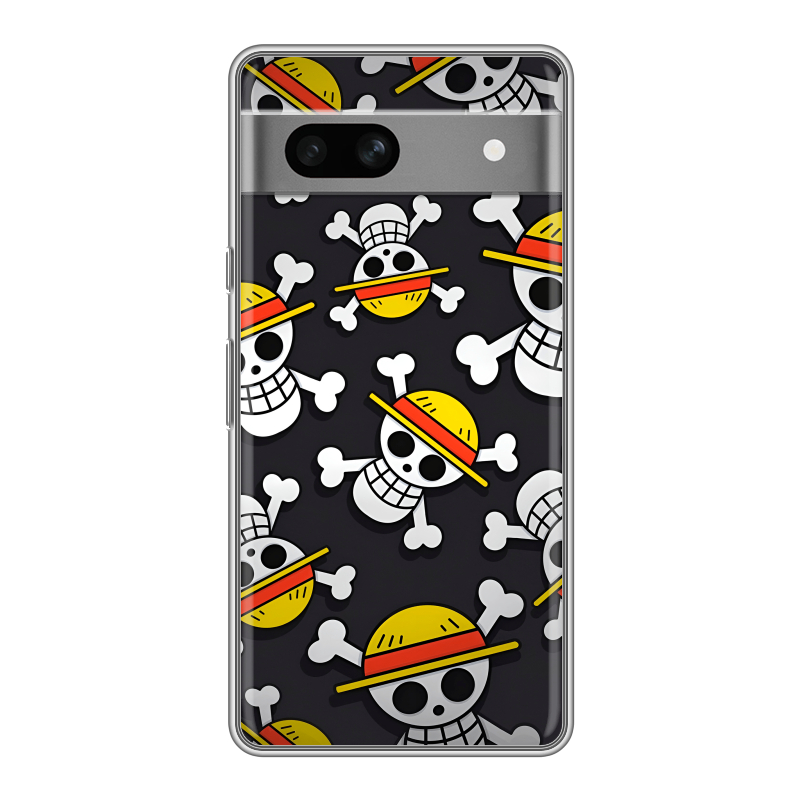 Силиконовый противоударный чехол на Google Pixel 7A с принтом One Piece Ван Пис Силиконовый противоударный чехол на Google Pixel 7A с принтом One Piece Ван Пис