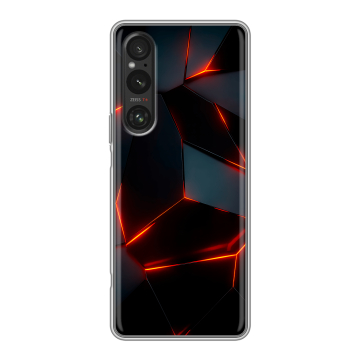 Силиконовый чехол на Sony Xperia 1 V с принтом Яркие абстракции Силиконовый чехол на Sony Xperia 1 V с принтом Яркие абстракции