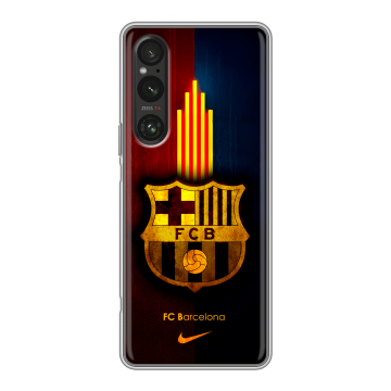 Силиконовый чехол на Sony Xperia 1 V с принтом Барселона Barcelona Силиконовый чехол на Sony Xperia 1 V с принтом Барселона Barcelona