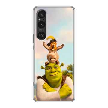 Силиконовый чехол на Sony Xperia 1 V с принтом Шрек Shrek Силиконовый чехол на Sony Xperia 1 V с принтом Шрек Shrek