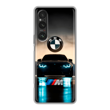 Силиконовый чехол на Sony Xperia 1 V с принтом БМВ BMW