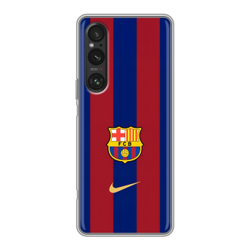Силиконовый чехол на Sony Xperia 1 V с принтом Барселона Barcelona Силиконовый чехол на Sony Xperia 1 V с принтом Барселона Barcelona