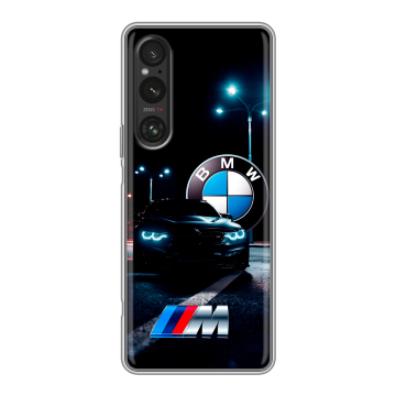 Силиконовый чехол на Sony Xperia 1 V с принтом БМВ BMW