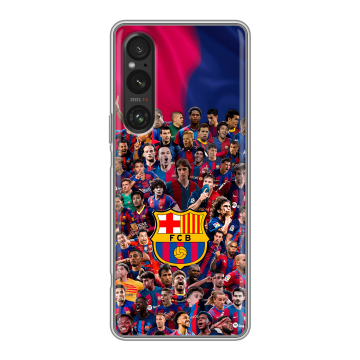 Силиконовый чехол на Sony Xperia 1 V с принтом Барселона Barcelona Силиконовый чехол на Sony Xperia 1 V с принтом Барселона Barcelona