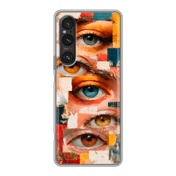 Силиконовый чехол на Sony Xperia 1 V с принтом Модный принт Силиконовый чехол на Sony Xperia 1 V с принтом Модный принт