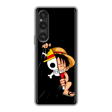 Силиконовый чехол на Sony Xperia 1 V с принтом One Piece Ван Пис Силиконовый чехол на Sony Xperia 1 V с принтом One Piece Ван Пис