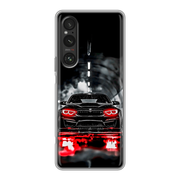 Силиконовый чехол на Sony Xperia 1 V с принтом BMW БМВ