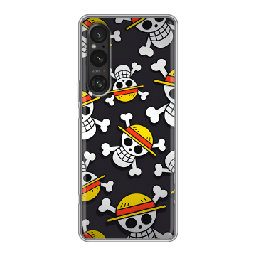 Силиконовый чехол на Sony Xperia 1 V с принтом One Piece Ван Пис Силиконовый чехол на Sony Xperia 1 V с принтом One Piece Ван Пис