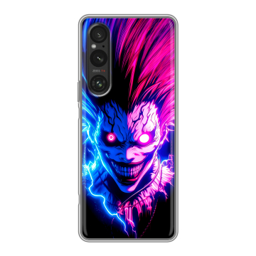 Силиконовый чехол на Sony Xperia 1 V с принтом Death note Тетрадь смерти Силиконовый чехол на Sony Xperia 1 V с принтом Death note Тетрадь смерти
