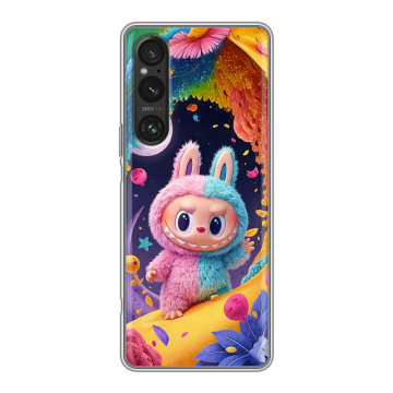 Силиконовый чехол на Sony Xperia 1 V с принтом Labubu Лабубу Силиконовый чехол на Sony Xperia 1 V с принтом Labubu Лабубу
