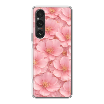 Силиконовый чехол на Sony Xperia 1 V с принтом женский Силиконовый чехол на Sony Xperia 1 V с принтом женский