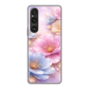Силиконовый чехол на Sony Xperia 1 V с принтом женский Силиконовый чехол на Sony Xperia 1 V с принтом женский