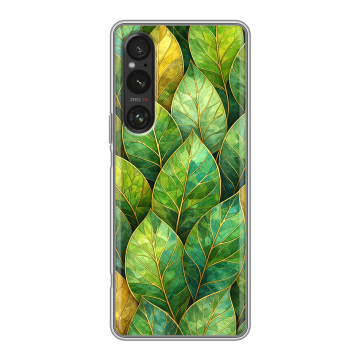 Силиконовый чехол на Sony Xperia 1 V с принтом женский Силиконовый чехол на Sony Xperia 1 V с принтом женский