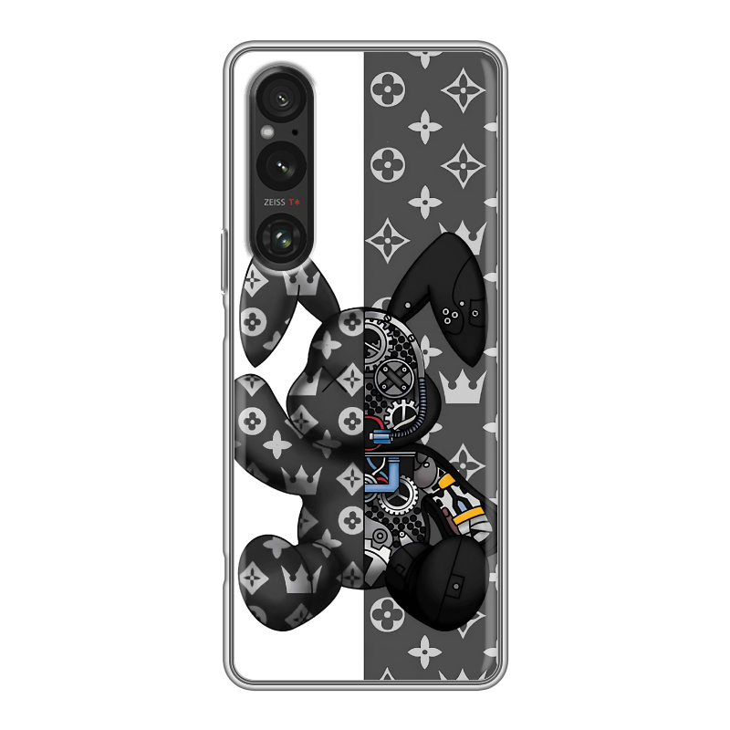 Силиконовый чехол на Sony Xperia 1 V с принтом Луи робот Силиконовый чехол на Sony Xperia 1 V с принтом Луи робот