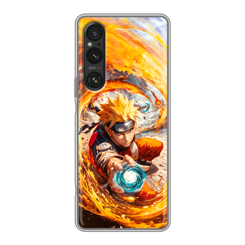 Силиконовый противоударный чехол на Sony Xperia 1 V с принтом Аниме Наруто Naruto Силиконовый противоударный чехол на Sony Xperia 1 V с принтом Аниме Наруто Naruto