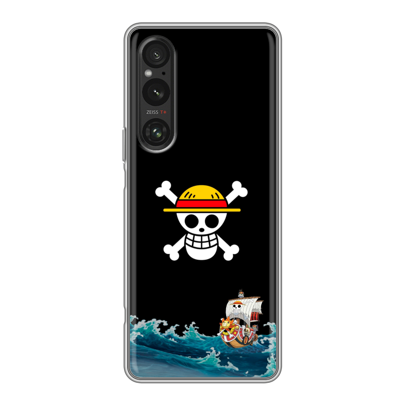 Силиконовый чехол на Sony Xperia 1 V с принтом One Piece Ван Пис Силиконовый чехол на Sony Xperia 1 V с принтом One Piece Ван Пис