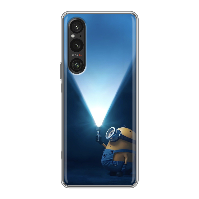 Силиконовый чехол на Sony Xperia 1 V с принтом Миньоны Силиконовый чехол на Sony Xperia 1 V с принтом Миньоны