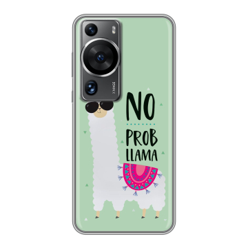 Силиконовый чехол на Huawei P60 с принтом Лама Силиконовый чехол на Huawei P60 с принтом Лама