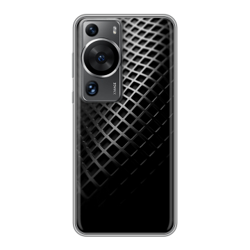 Силиконовый чехол на Huawei P60 с принтом Текстура металла Силиконовый чехол на Huawei P60 с принтом Текстура металла