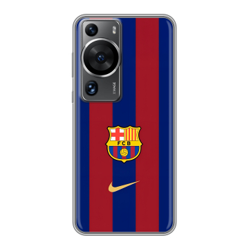 Силиконовый чехол на Huawei P60 с принтом Барселона Barcelona