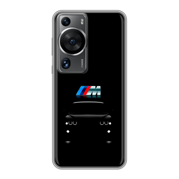 Силиконовый чехол на Huawei P60 с принтом БМВ BMW