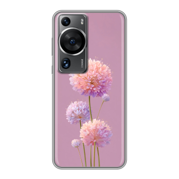 Силиконовый чехол на Huawei P60 с принтом Цветы Силиконовый чехол на Huawei P60 с принтом Цветы