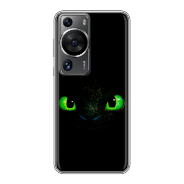 Силиконовый чехол на Huawei P60 с принтом Как приручить дракона