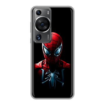 Силиконовый чехол на Huawei P60 с принтом Spiderman Человек паук