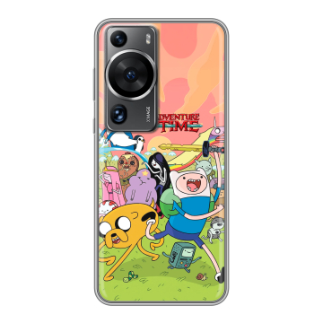 Силиконовый чехол на Huawei P60 с принтом Adventure time Время приключений Силиконовый чехол на Huawei P60 с принтом Adventure time Время приключений