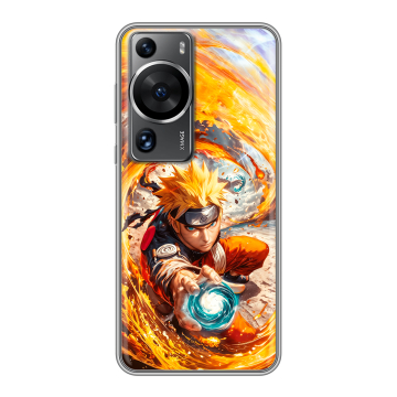 Силиконовый чехол на Huawei P60 с принтом Аниме Наруто Naruto