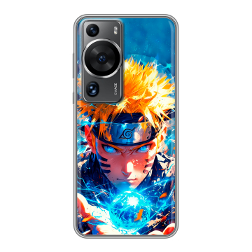 Силиконовый чехол на Huawei P60 с принтом Аниме Наруто Naruto