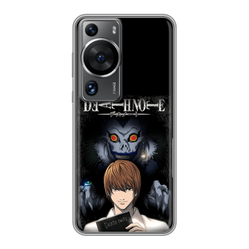 Силиконовый чехол на Huawei P60 с принтом Death note Тетрадь смерти Силиконовый чехол на Huawei P60 с принтом Death note Тетрадь смерти