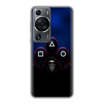 Силиконовый чехол на Huawei P60 с принтом Игра Кальмара Силиконовый чехол на Huawei P60 с принтом Игра Кальмара