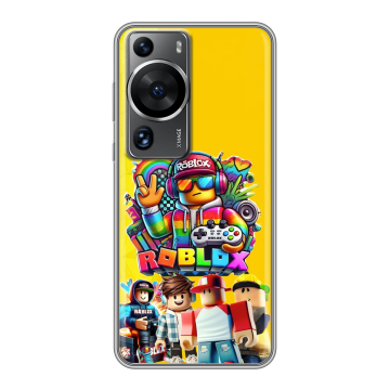 Силиконовый чехол на Huawei P60 с принтом Roblox Роблокс Силиконовый чехол на Huawei P60 с принтом Roblox Роблокс