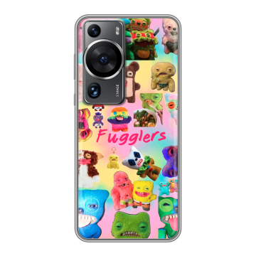 Силиконовый чехол на Huawei P60 с принтом Флагер Fuggler Силиконовый чехол на Huawei P60 с принтом Флагер Fuggler