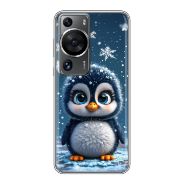 Силиконовый чехол на Huawei P60 с принтом Новый год Силиконовый чехол на Huawei P60 с принтом Новый год