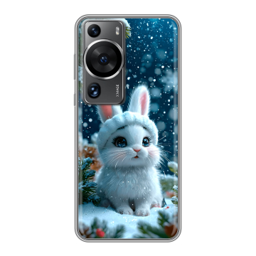 Силиконовый чехол на Huawei P60 с принтом Новый год Силиконовый чехол на Huawei P60 с принтом Новый год