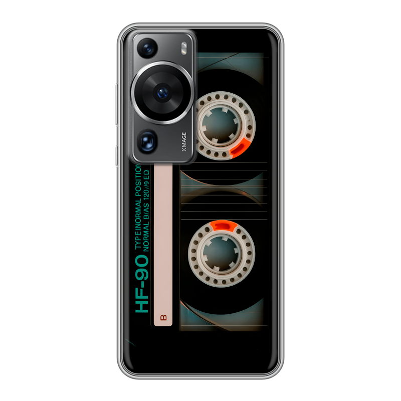 Силиконовый чехол на Huawei P60 с принтом Кассета Силиконовый чехол на Huawei P60 с принтом Кассета